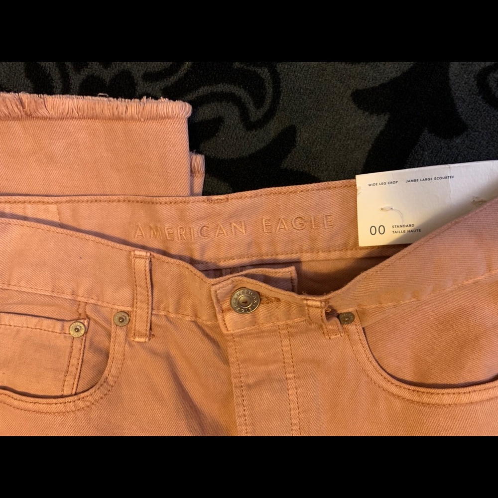 One of a kind PEACH 🍑 COLORED denim jeans 👖